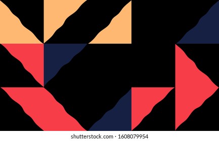 Minimal Geometric Pattern design. Vector Modern universal Abstract background