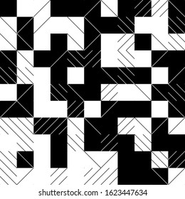 Minimal Geometric Pattern design. Vector Modern universal Abstract background
