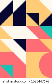 Minimal Geometric Pattern design. Vector Modern universal Abstract background