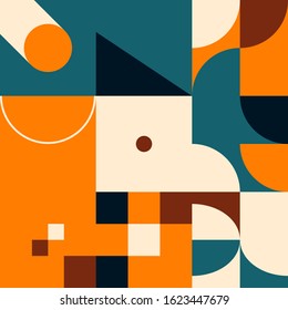 Minimal Geometric Pattern design. Vector Modern universal Abstract background