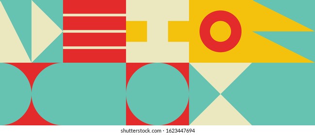 Minimal Geometric Pattern design. Vector Modern universal Abstract background