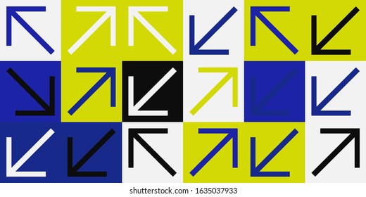Minimal Geometric Pattern design. Vector Modern universal Abstract background