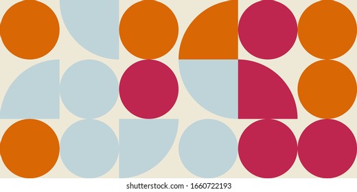 Minimal Geometric Pattern design. Vector Modern universal Abstract background