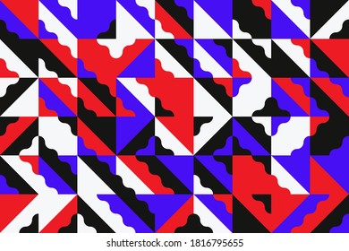 Minimal Geometric Pattern design. Vector Modern universal Abstract background