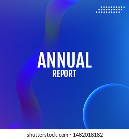 Minimal geometric pattern gradients. Fluid shapes composition.