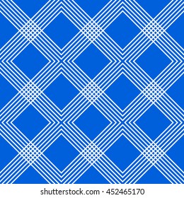 Minimal geometric pattern with intersecting lines forming interlaced X, cross shapes.