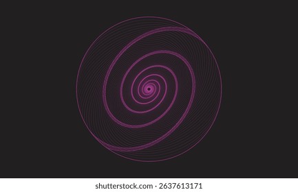 minimal geometric pattern, spiral wireframe, digital spiral background, futuristic line art, trippy spiral