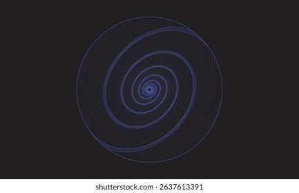 minimal geometric pattern, spiral wireframe, digital spiral background, futuristic line art, trippy spiral