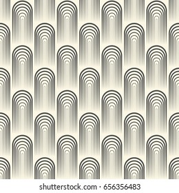 Minimal Geometric Pattern. Vector Black and White Texture