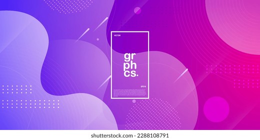 Minimal geometric pink and purple with lines gradient background. simple and cool design for display product ad website template wallpaper poster. Eps10 vector
