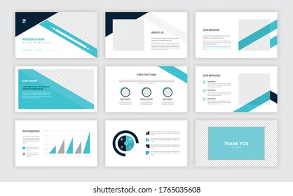 Diseño de diapositivas de presentaciones geométricas mínimas, plantilla multipropósito para diapositivas de presentación, folleto, volante, plantillas de presentación con elementos de círculo fondo blanco.