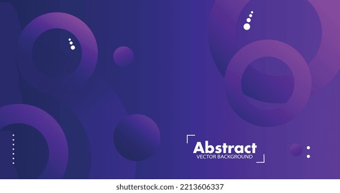 Minimal geometric Purple gradient background. Dynamic shapes composition. Vector illustration. Purple abstract geometric background.  Concept MR