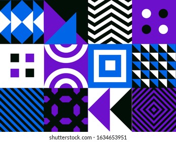 Minimal geometric seamless pattern vevtor design.