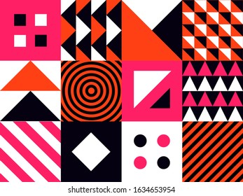 Minimal geometric seamless pattern vevtor design.