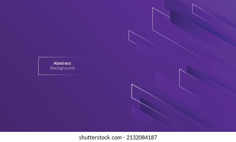 Minimal geometric shape background. Abstract composition violet. Vector Eps10.