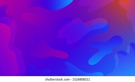 Minimal geometric shapes background. Dynamic shapes composition. Eps10 vector