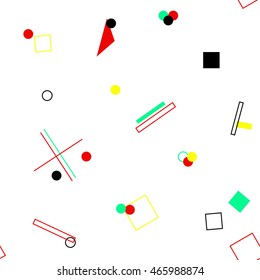 minimal geometric shapes pattern