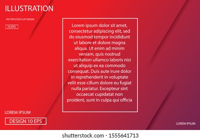 Minimal geometric stylish background vector graphic 10 eps icons. composition of figures