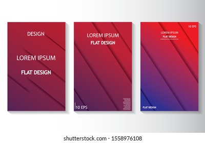 Minimal geometric stylish background vector graphic 10 eps icons. composition of figures