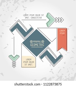 minimal geometric template frame