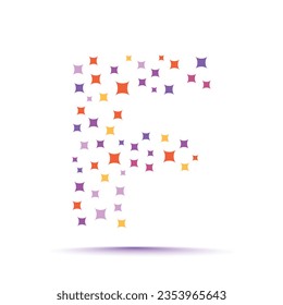 Letra mínima geométrica de moda abstracta de patrón de forma de la plantilla de diseño del logotipo