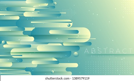 Minimal geometric Trendy gradient shapes composition.  background Vector illustration.  Vector