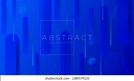 Minimal geometric trendy gradient shapes composition dynamic background on a gradient. Futuristic creative minimalist design. High-resolution for web, print, magazine, wallpaper. Vector illustration
