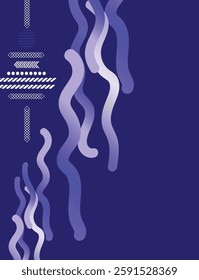 Minimal geometric Trendy gradient shapes vector background. Abstract gradient geometric shape background with dynamic geometric shapes 