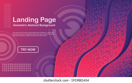 Minimal geometric triangle halftone background. new design dynamic shapes composition gradient colors. vector illustration.