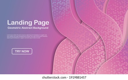 Minimal geometric triangle halftone background. new design dynamic shapes composition gradient colors. vector illustration.