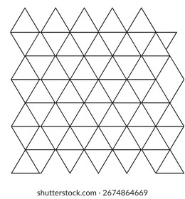 Triángulos geométricos mínimos que forman la Ilustración vectorial gráfica de teselación