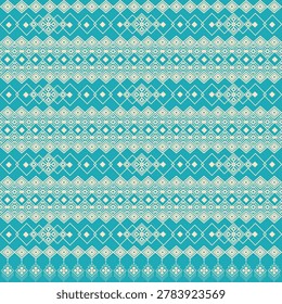 Minimal Geometric Tribal Pattern Native Inspired  Ornament