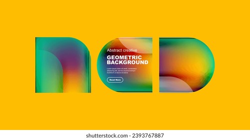 Minimal geometric vector abstract background