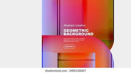 Minimal geometric vector abstract background