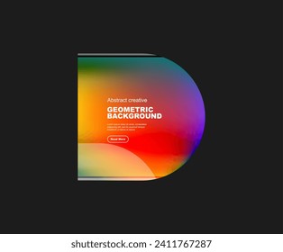 Minimal geometric vector abstract background