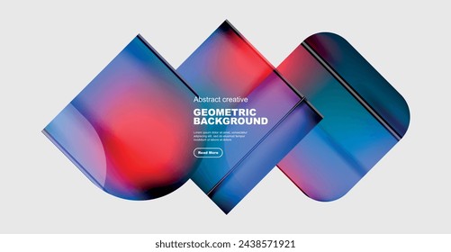 Minimal geometric vector abstract background