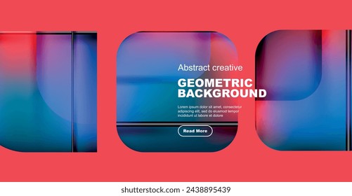 Minimal geometric vector abstract background