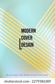 Minimal Minimal Geometric Vector Poster Design with Lines and Gradient Colorful Circles. Collection of Abstract Backgrounds for Covers, Flyers, Templates, Booklets, Cards, Brochures, Branding, etc.