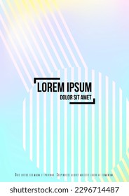 Minimal Minimal Geometric Vector Poster Design with Lines and Gradient Colorful Circles. Collection of Abstract Backgrounds for Covers, Flyers, Templates, Booklets, Cards, Brochures, Branding, etc.