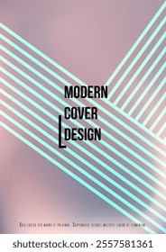 Minimal Minimal Geometric Vector Poster Design with Lines and Gradient Colorful Circles. Collection of Abstract Backgrounds for Covers, Flyers, Templates, Booklets, Cards, Brochures, Branding, etc.