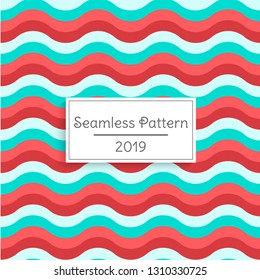 Minimal geometric vector seamless pattern. Abstract geometric background.