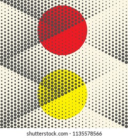 Minimal Geometric Wallpaper. Abstract  Futuristic Background. Vector Regular Texture