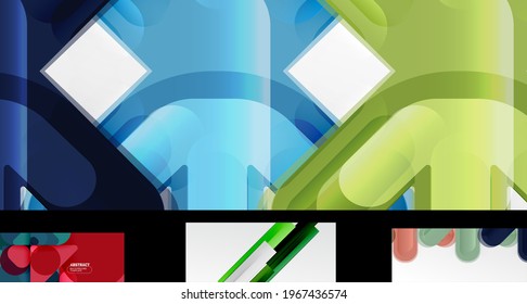 Papeles geométricos mínimos, fondos abstractos vectoriales