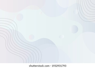 Minimal geometric white abstract background
