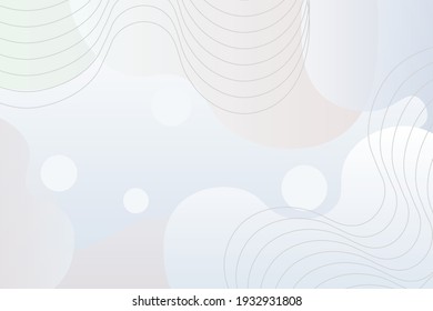 Minimal geometric white abstract background