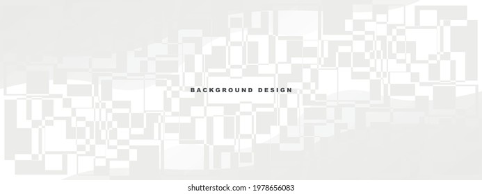 Minimal geometric white background abstract design.