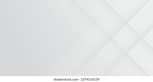 Minimal geometric white background with dynamic shapes composition. Vector illustration