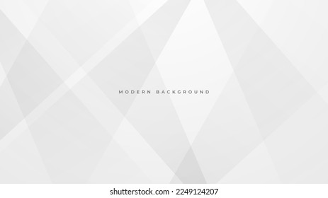 Diseño abstracto de fondo geométrico mínimo de luz blanca