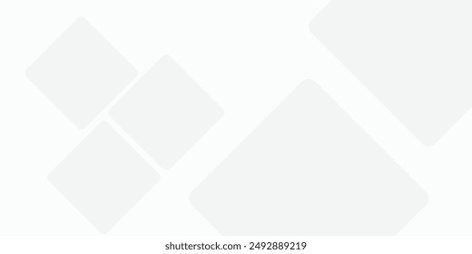 Minimal geometric white light background abstract design.