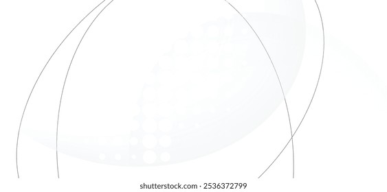 Minimal geometric white light background design.